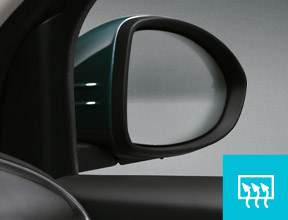 ELECTRICALLY ADJUSTABLE DOOR MIRRORS WITH DEFROST FUNCTION