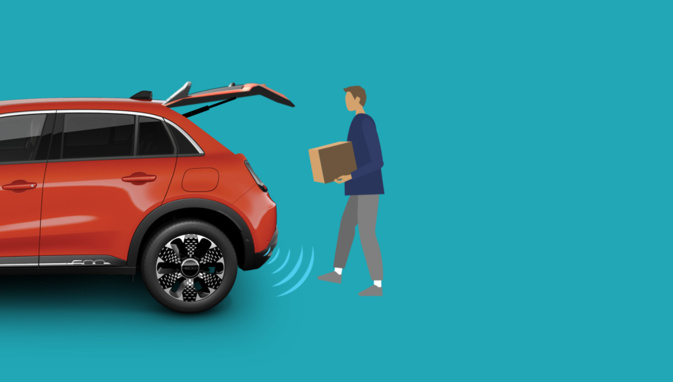 Berøringsfri bakluke