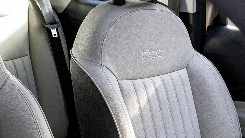Interiør i Fiat 500e