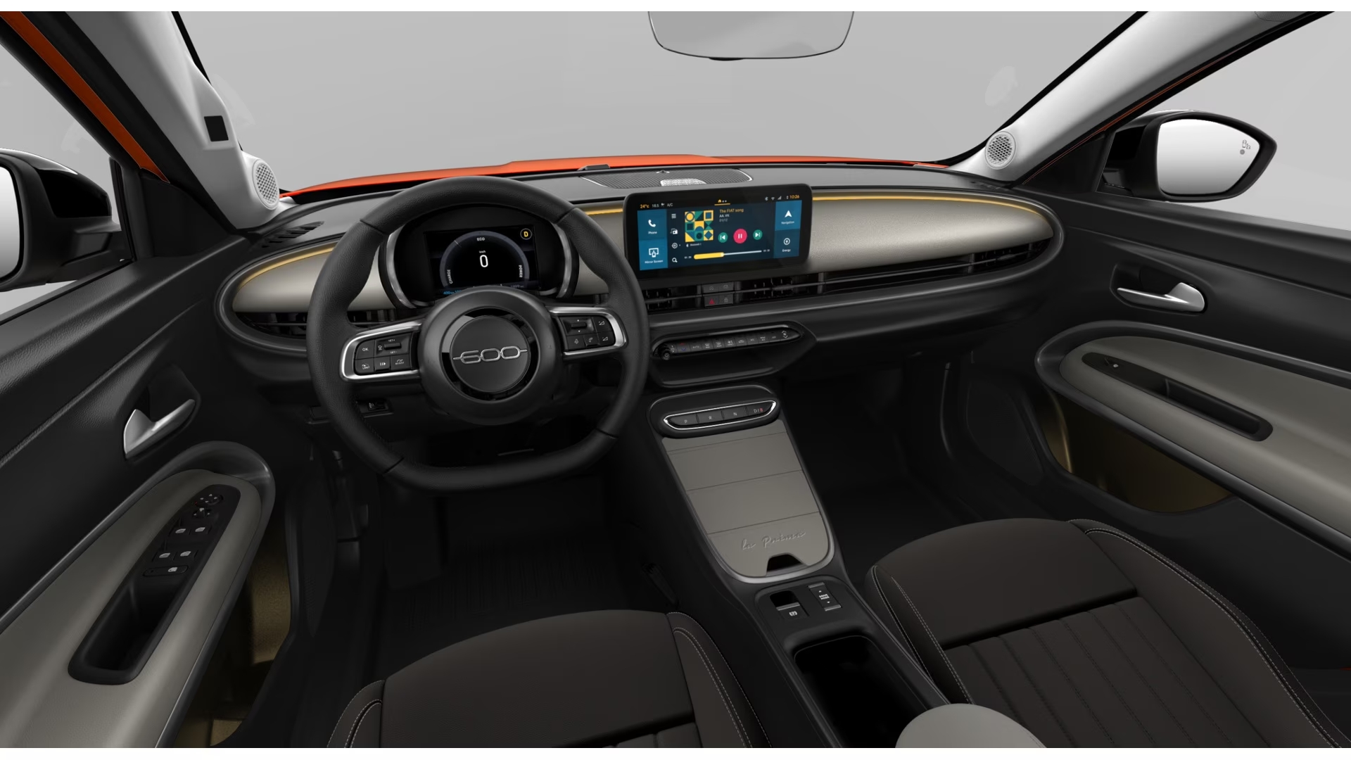 Dashboardet til Fiat 600e